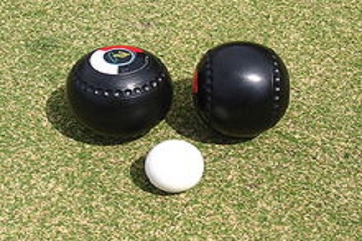 Bowls and Jack on playing surface